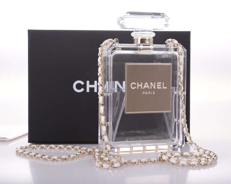 Chanel #5 Perfume Bottle Transparent Plexiglass